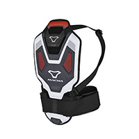 Macna Vault Back Protector White Red