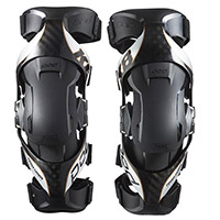 Rodilleras Pod MX K8 V2 Carbon negro blanco