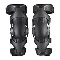 Pod Mx K4 V2 Youth Knee Guards Pair Black Graphite Kid