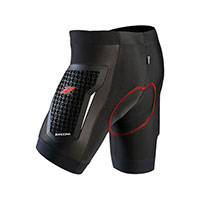 Pantalón corto MTB Zandona Netcube negro - 3