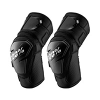 100% Fortis Knee Guards Black