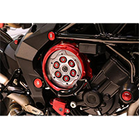 CNC Racing Mv Agusta クラッチ プロテクション レッド