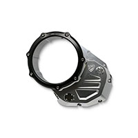 Embrague Cubierta Cnc Racing Ducati plata negro