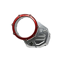 Cnc Racing Cover Clutch Ducati Silver Red