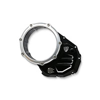 Embrague Cubierta Cnc Racing Ducati negro plata