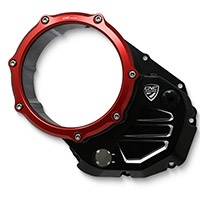 Couvercle Embrayage Cnc Racing Ca501 Noir Rouge