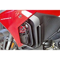 Cnc Racing Multistrada V4 Electric Fan Cover Red - 2