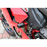 Cnc レーシングフレームパッドドゥカティ Panigale V4 レッド