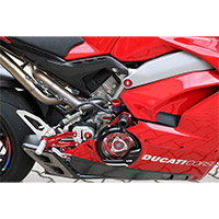 Tamponi Paratelaio Cnc Racing Panigale V4 22 Rosso - img 2