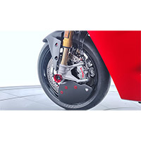 Protectores de Rueda Delantera CNC Racing Ducati rojo negro - img 2