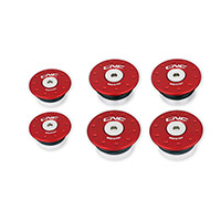 Capuchons De Cadre Cnc Racing Tt361 Rouge