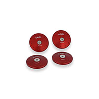 Cnc Racing Tt350 Multistrada 950 Frame Caps Red