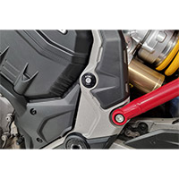 Tapas de chasis Cnc Racing TT371 Multistrada V4 negro - 2