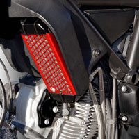 Ducabike Protection de refroidisseur d'huile GR03 rouge - 2