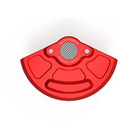 Protector alternador Slider Ducabike SFV4 rojo