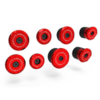 Kit Tapones cuadro Ducabike 8P M937 rojo