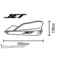 Jet Barkbusters Handguard Plastics Orange - img 2