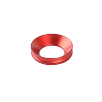 Kit de anillos de aluminio Lightech (par) rojo