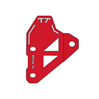 Protector de talón izquierdo MyTech Tenere 700 rojo