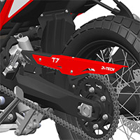 Mytech Chain Guard Tenere 700 Red - 2