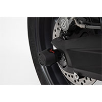 Sw Motech Mt-10 Rear Axle Crash Pads Black - 2