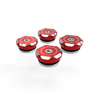 Ducabike DesertX Kit Tapones Cuadro Bicolor rojo