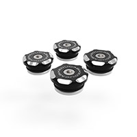 Ducabike Desertx Kit Frame Plugs Bicolor Black