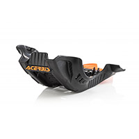 Cubre carter Acerbis KTM XC-F 250 blanco negro