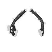 Acerbis X-grip Frame Protector Ktm Sx-sxf 250 11/15 Exc-excf 12/16 White