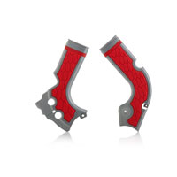 Acerbis Protezione Telaio X - Grip Honda Crf 250 14/16 Crf 450 13/16 Colore Silver/rosso