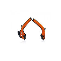 X-grip Acerbis Sx 2016 Couvercle De Châssis Noir Orange