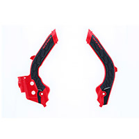 Protector de cuadro Acerbis X Grip Husqvarna negro rojo