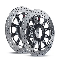 Brembo Coppia Dischi Freno Groove Flottanti 320 Mm Café Racer