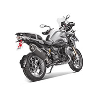 アクラポビッチスリップオンチタンユーロ4ブラックR1200GS 2017 - 4