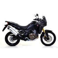 Exhaust Maxi Race-tech Titanium Honda Crf 1000 L Africa With Twin'16 Fond.carby Ce