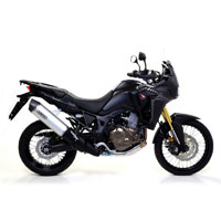 Auspuff Maxi RACE-TECH TITANIUM Honda CRF 1000 L AFRICA MIT TWIN'16 FOND.CARBY CE - 2