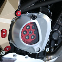 Tapa Embrague Cnc MV Agusta 4 Cilindros plata - 2