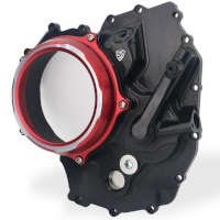 Cnc Carter Frizione Per Ducati V2 My2025 Nero Rosso