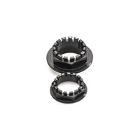 CNC RACING Rear wheel axle nut sets Ducati black