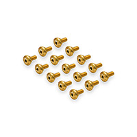 Kit de tornillos CNC Racing KV463 carenado lateral dorado