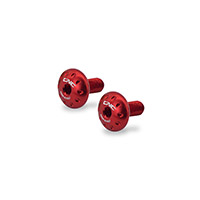 Guardabarros CNC Racing KV465 Tornillos rojo