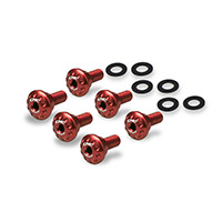 Cnc Racing Kv471 Screws Kit Front Mudguard Red