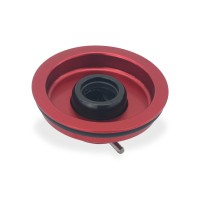 CNCレーシング 赤い燃料タンクキャップ TSU04RB- ファストキー閉鎖