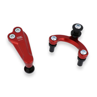 Supporto CNC Amm sterzo rosso Ohlins Ducati Supersport