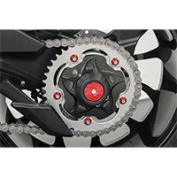 CNCレーシングDA385 M8X1.25リングナットセットレッド - 2