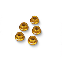 Cnc Racing Da385 M8x1.25 Ring Nuts Set Gold