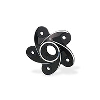 Cnc Racing Ducati 5 Hole Crown Flange Black