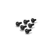 Kit tornillos de tapa motor CNC Racing KV472 negro