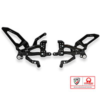 Cnc Racing Pe409 Pramac Ltd Rearsets Black