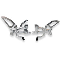 Cnc Racing Pe409 Streetfighter V4 Rearsets Silver
